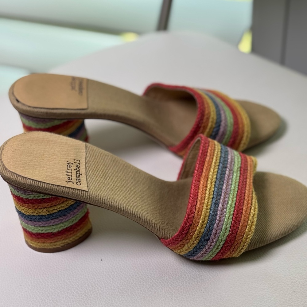 Jeffrey Campbell Pinarella Rainbow Heels